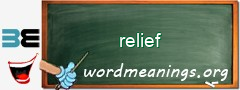 WordMeaning blackboard for relief